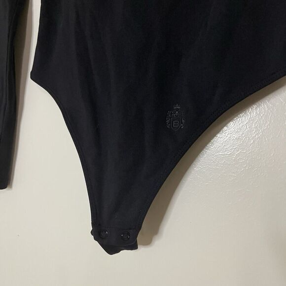 Aritzia Babaton Contour Square neck long sleeve black bodysuit size XS - Picture 3 of 7